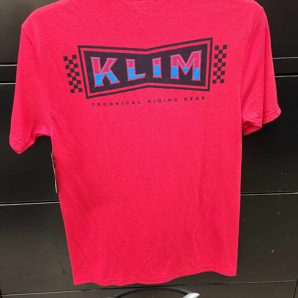 Klim Pinned Tri-Blend Tee, Red